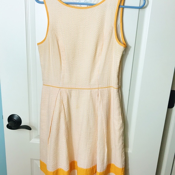 JESSICA SIMPSON SEERSUCKER DRESS (I FREE SHIP) - Picture 1 of 3